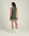 Rib Sleeveless Polo