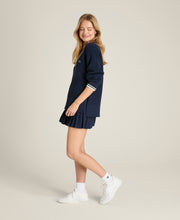 Varsity V-Neck Knit Sweater