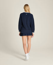 Varsity V-Neck Knit Sweater
