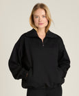 Collared Half-Zip Sweatshirt