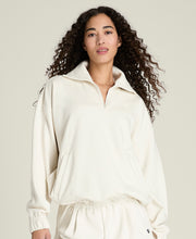 Collared Half-Zip Sweatshirt