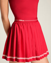 Laser Cut Pleat Dress