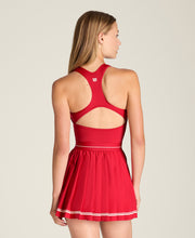 Laser Cut Pleat Dress