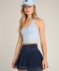 Mesh Pleat Skirt
