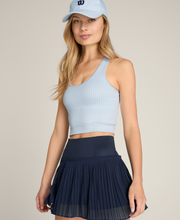 Mesh Pleat Skirt