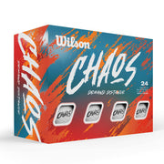 Wilson Chaos Golf Ball - 24 Pack White