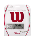 Synthetic Gut Power 16 White Tennis String - Set