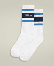 Crew Stripe Script Sock