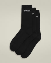 Crew Logo Socks 3-Pack Black
