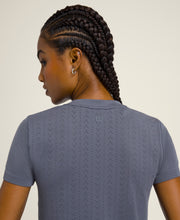 Pointelle Seamless Tee