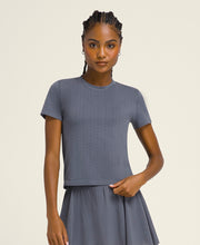 Pointelle Seamless Tee