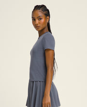 Pointelle Seamless Tee