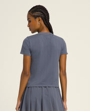 Pointelle Seamless Tee