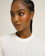 Pointelle Seamless Tee