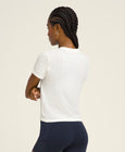 Pointelle Seamless Tee