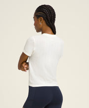 Pointelle Seamless Tee