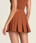 Classic Pleated Mini Skirt