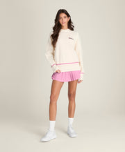 Varsity Crewneck Knit Sweatshirt