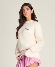Varsity Crewneck Knit Sweatshirt