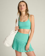 Midtown Geo Mesh Tennis Skirt