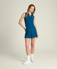 Midtown Geo Mesh Tennis Skirt