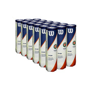 Roland Garros Clay Court Tennis 4-Ball 18 can case