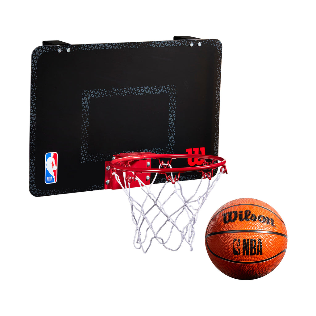 elite Forholdsvis Forbløffe Buy NBA Forge Acrylic Mini Hoop : Black Color + 30 NBA Team Stickers online  - Wilson Australia