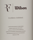 (PRE-ORDER) RF 01 Hall of Fame Pro Tennis Racket Collectors Edition