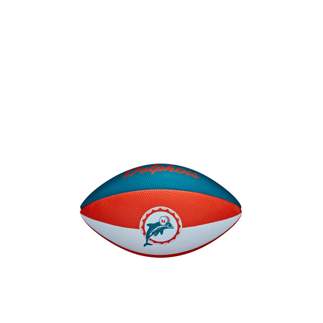 NFL Team Retro Mini Football - Miami Dolphins
