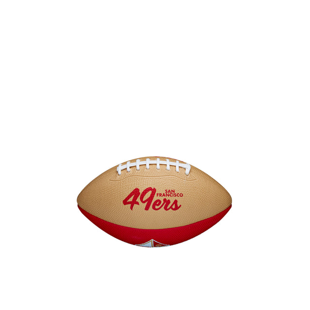 NFL Team Retro Mini Football - San Francisco 49ers