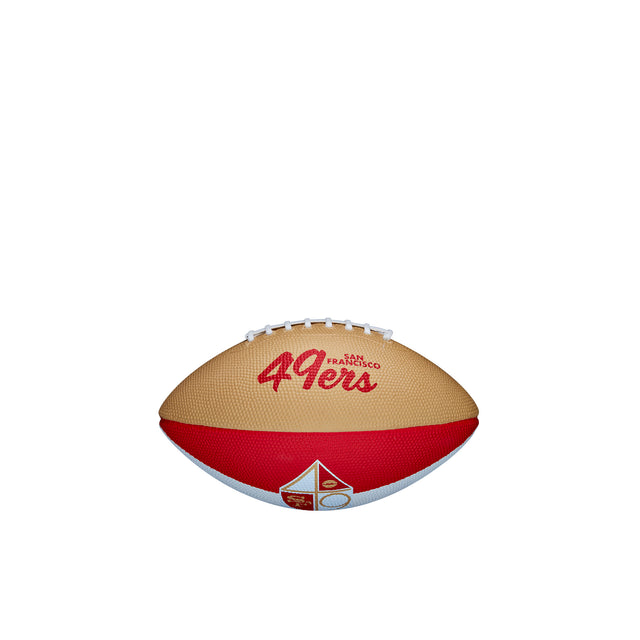 NFL Team Retro Mini Football - San Francisco 49ers