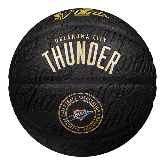 (PRE-ORDER, 1 of 60) 2025 NBA Finals Championship Basketball - Oklahoma City Thunder