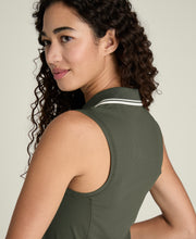 Rib Sleeveless Polo