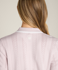 Addison Knit Pointelle Polo Shirt