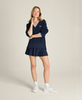 Varsity V-Neck Knit Sweater