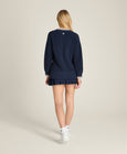 Varsity V-Neck Knit Sweater