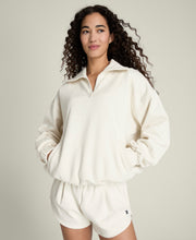 Collared Half-Zip Sweatshirt
