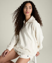 Collared Half-Zip Sweatshirt