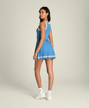 Contrast Scoop Neck Dress