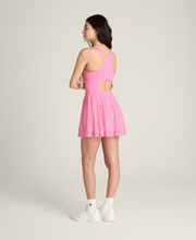 Pleated Mesh Dress