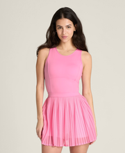 Pleated Mesh Dress