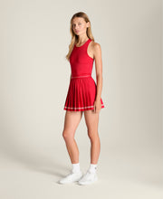 Laser Cut Pleat Dress