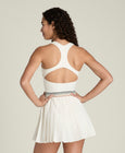 Laser Cut Pleat Dress