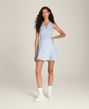 Collared Tech Seersucker Dress