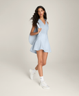 Collared Tech Seersucker Dress