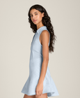 Collared Tech Seersucker Dress