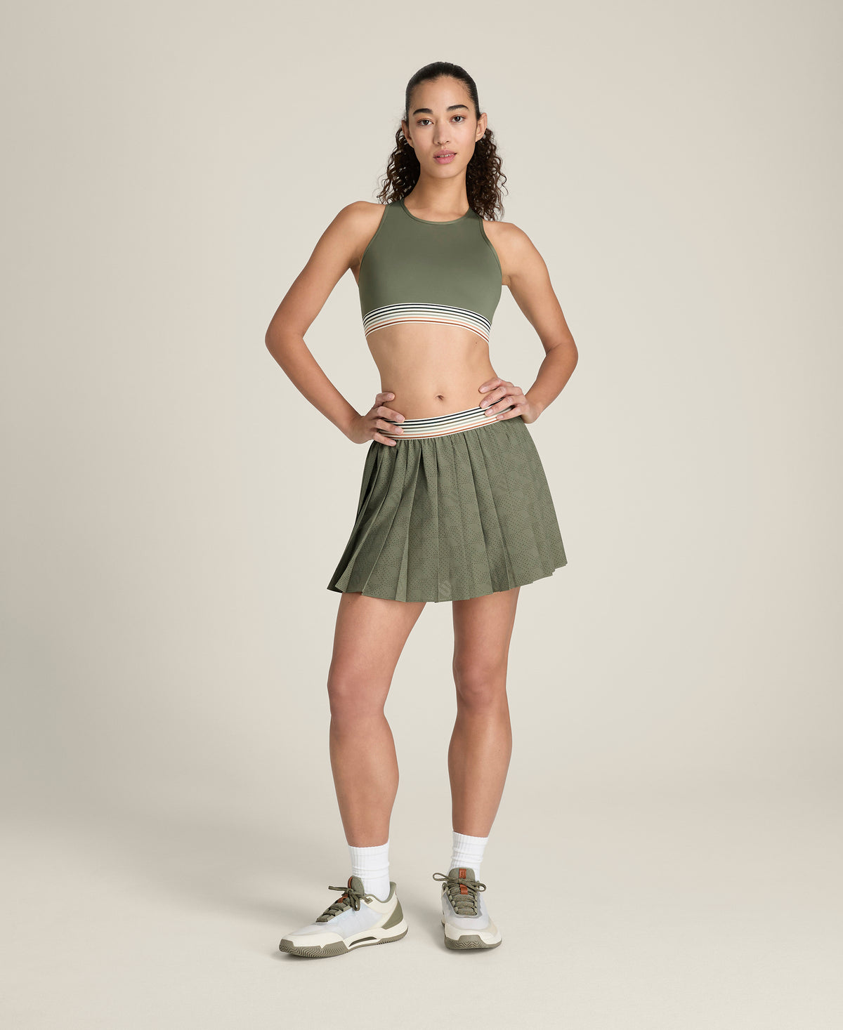 Split Pleat Skirt