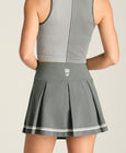 Eastside Box Pleat Tennis Mini Skirt