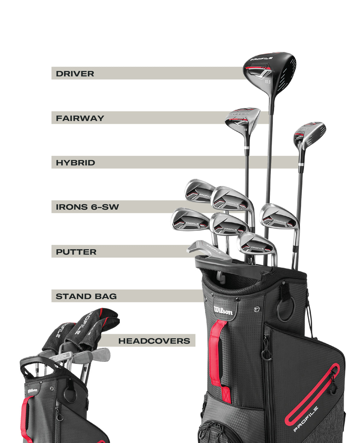 Men's Profile Complete Set With Stand Bag