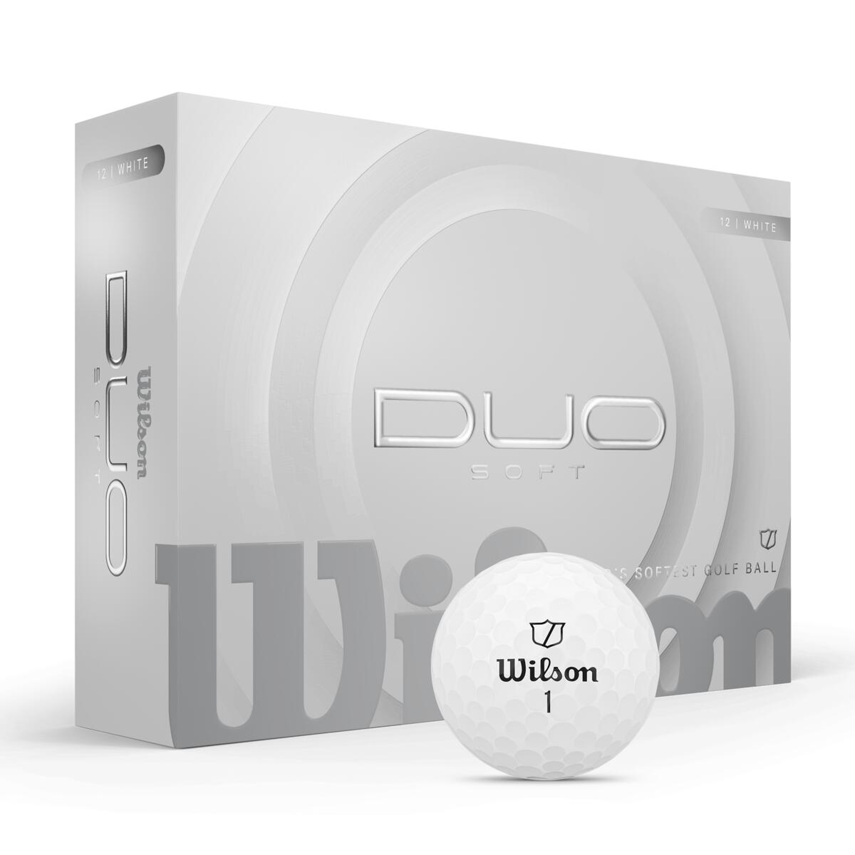 Wilson Duo Soft Golf Balls - White